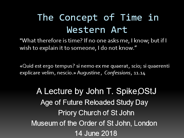 The Concept of Time in Western Art lecture slide